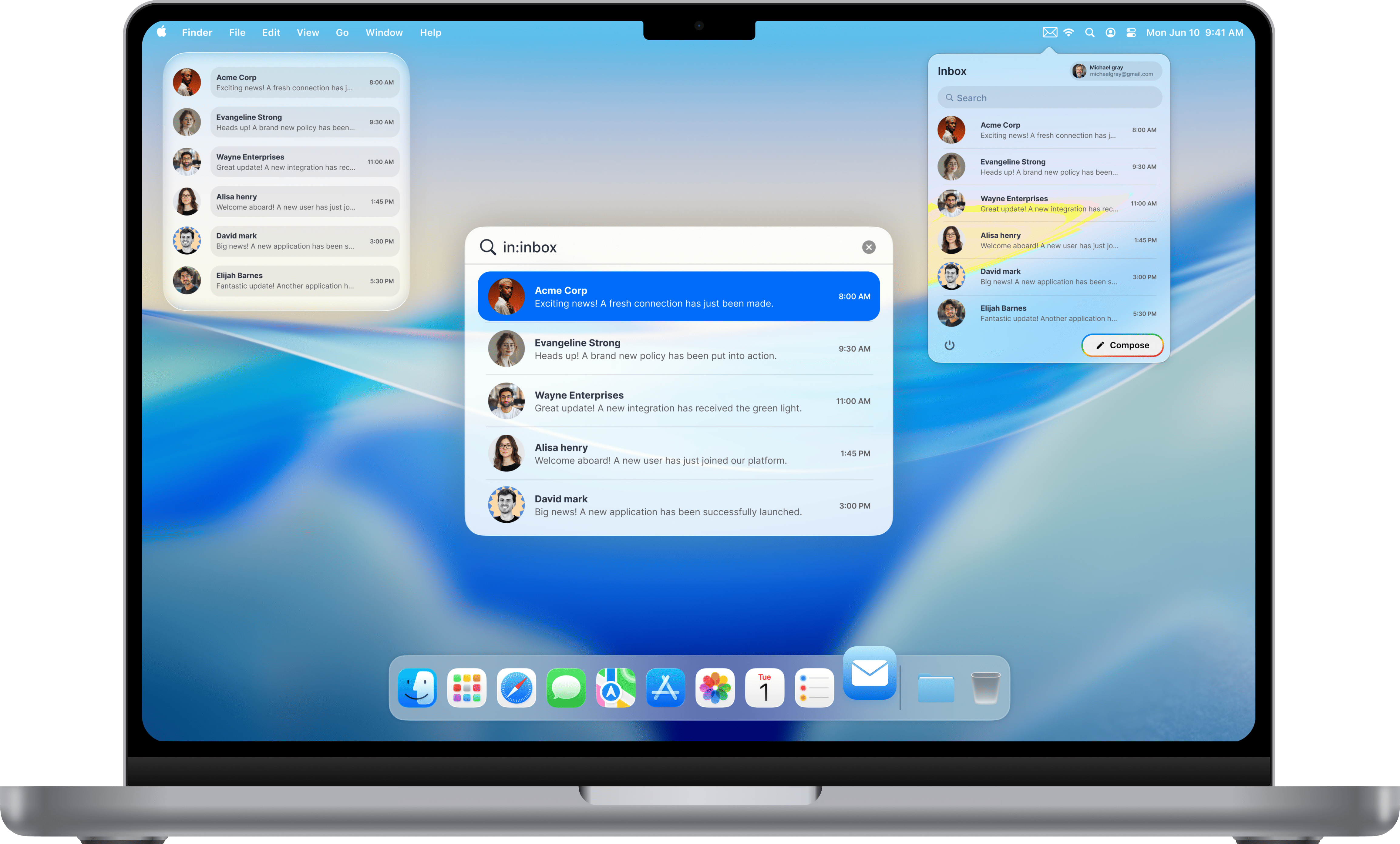 Mailnex on macOS
